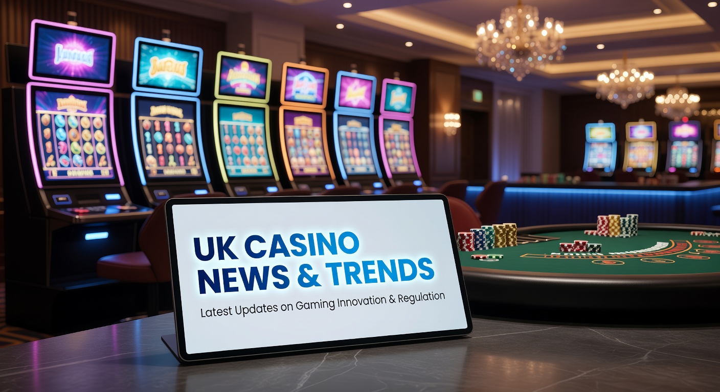 UK Gambling Commission logo overlaid on digital casino interface showing regulatory documents and graphs of revenue changes