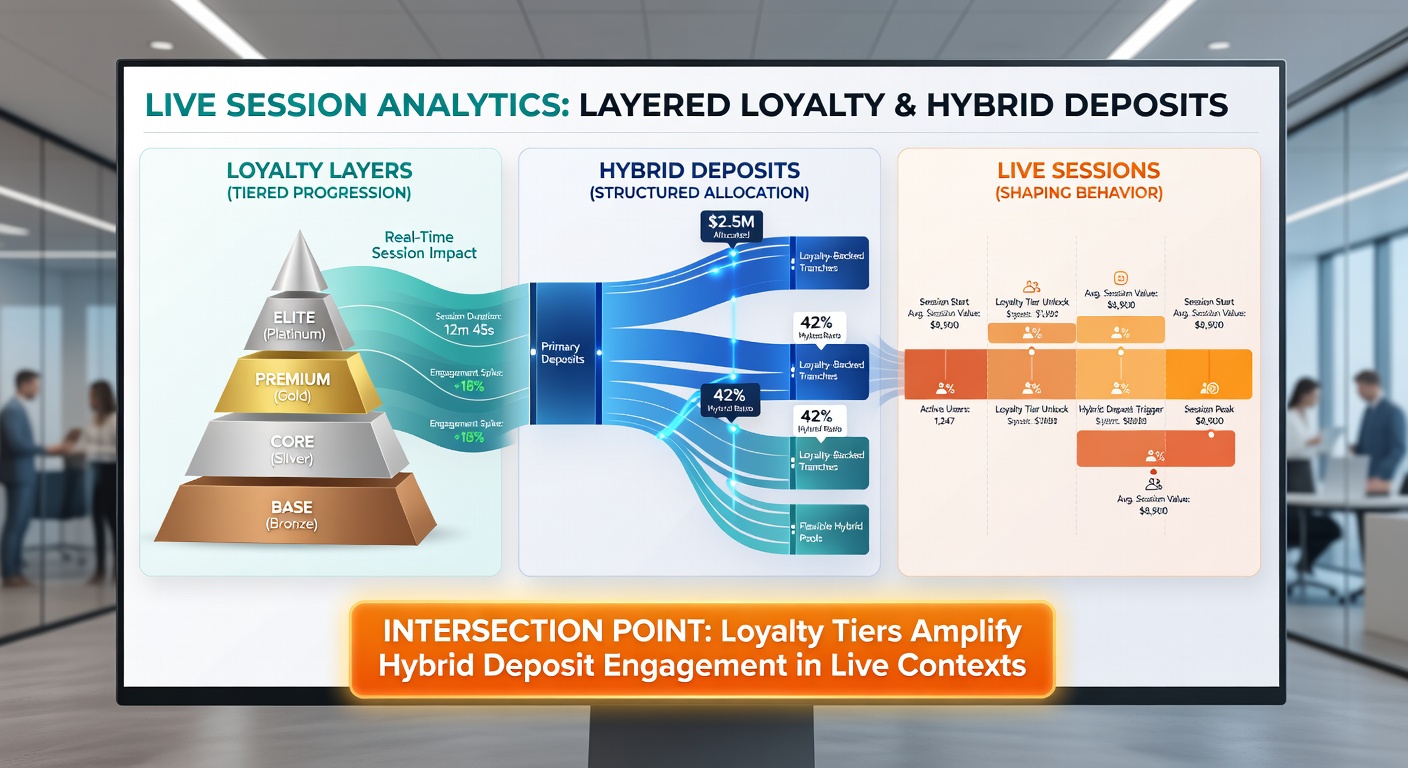 Screenshot showing hybrid deposit confirmation screen overlaid on a live roulette session with loyalty progress bar