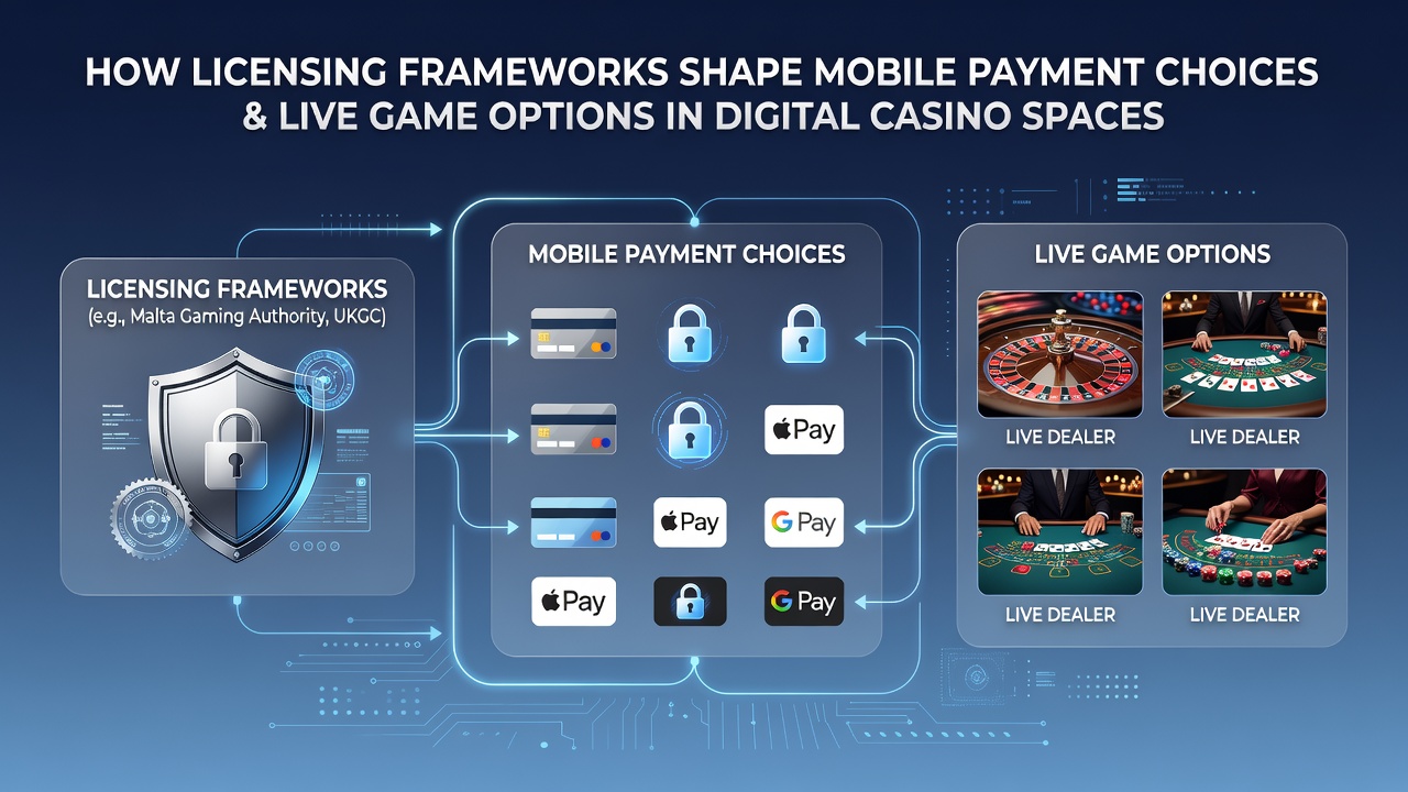 Mobile live dealer interfaces shaped by licensing requirements