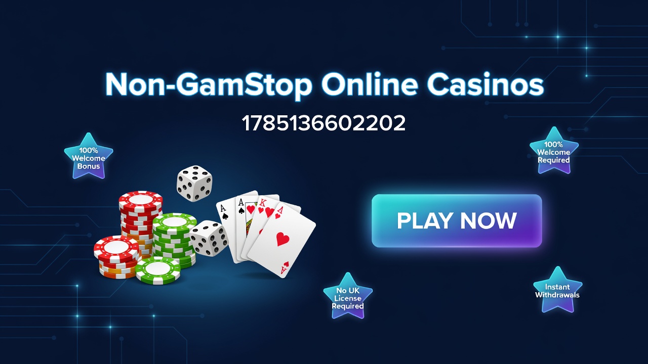 Mobile casino gameplay on non-GamStop platforms illustrating live dealer tables and slot interfaces